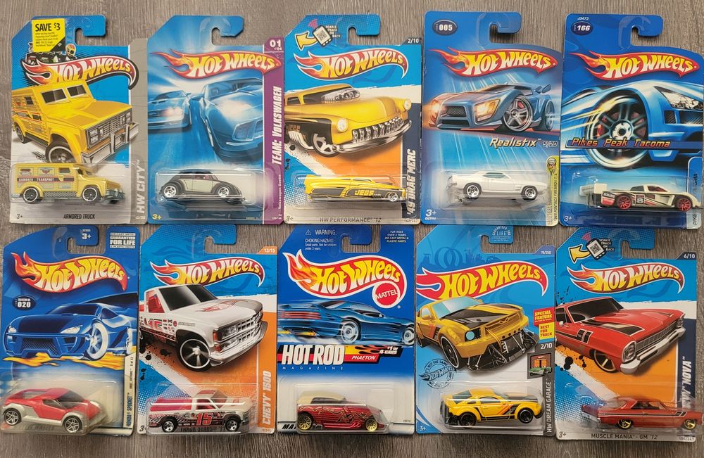 Hot Wheels Mustang  Honda Toyota Volkswagen