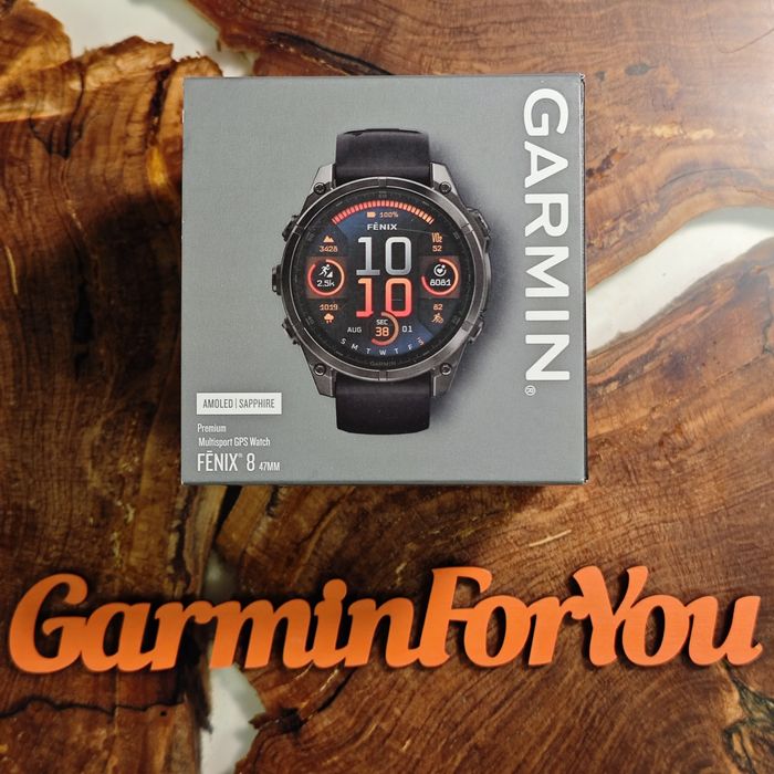 Garmin fenix 8 AMOLED (47 мм) Sapphire, titanium, DLC 010-02904-21