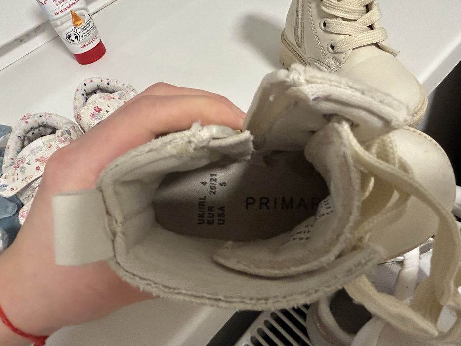 Чобітки дитячі primark розмір 20/21 весна/осінь
