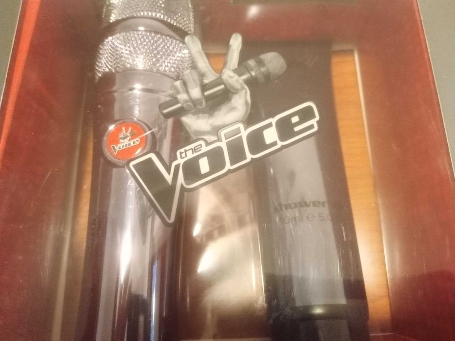Perfume THE VOICE MAN novo na embalagem.