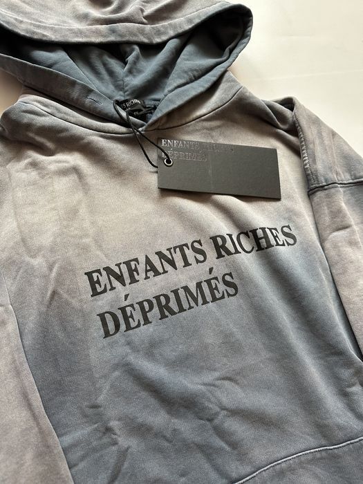 худи Enfants Riches Deprimes Washed blue 2023 rick owens balenc