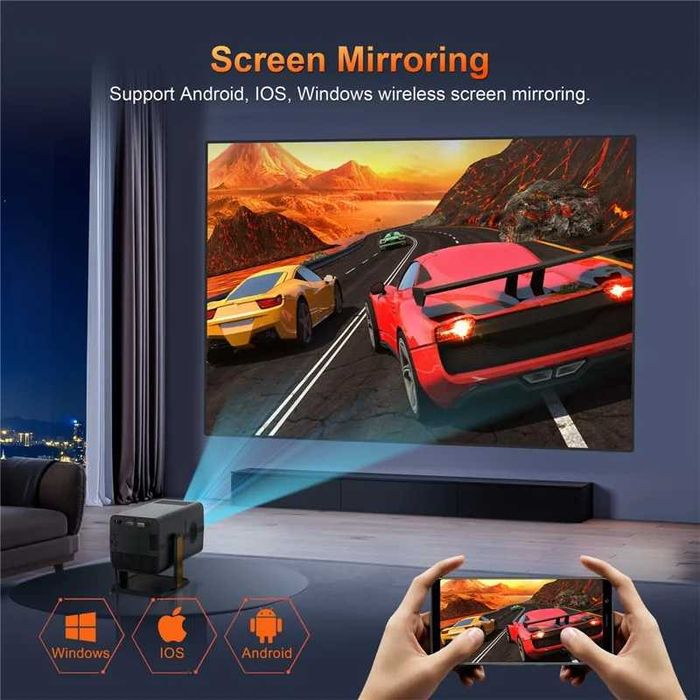 Проектор кінотеатр Xnano HM103-A FullHD 350Lm + все налаштовано + IPTV