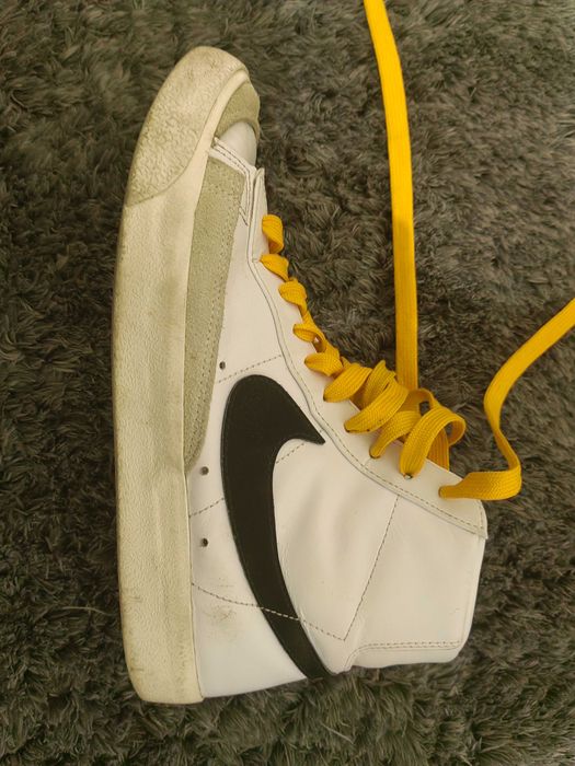 Nike blazer mid couro