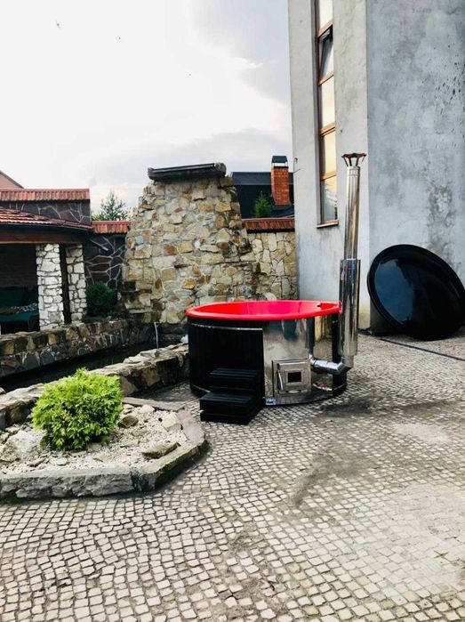 Виробники чанів джакузі. Купель на дрова Спа комплекс Баня Сауна