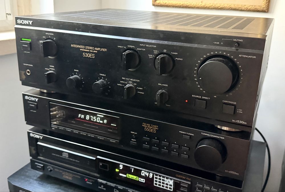Sony Amplificador 530ES + Tuner 550ES