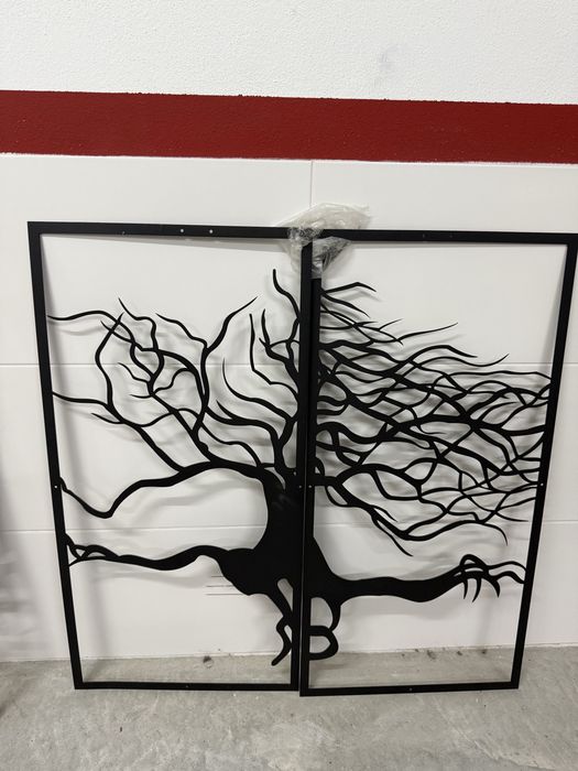 Quadros Metal pretos (sem marcas de uso)