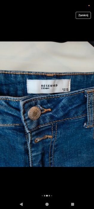 Jeansy Reserved 38 nowe super cena