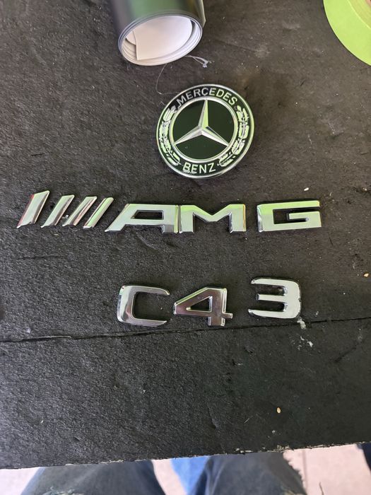 Набір шильдиків для mercedes c43 AMG ‼️‼️‼️ОРИГІНАЛ‼️‼️‼️