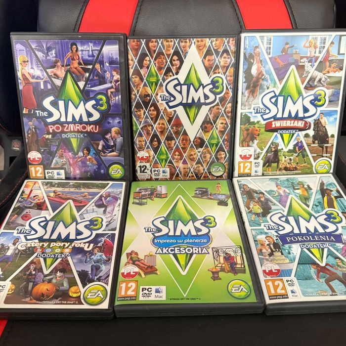 The Sims 3 + 5 dodatków Pokolenia Cztery Pory Roku Zwierzaki Po Zmroku