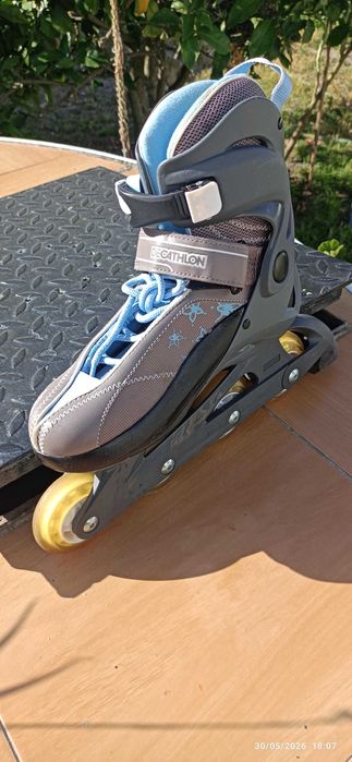 Patins de menina, 4 em linha - n.º 38