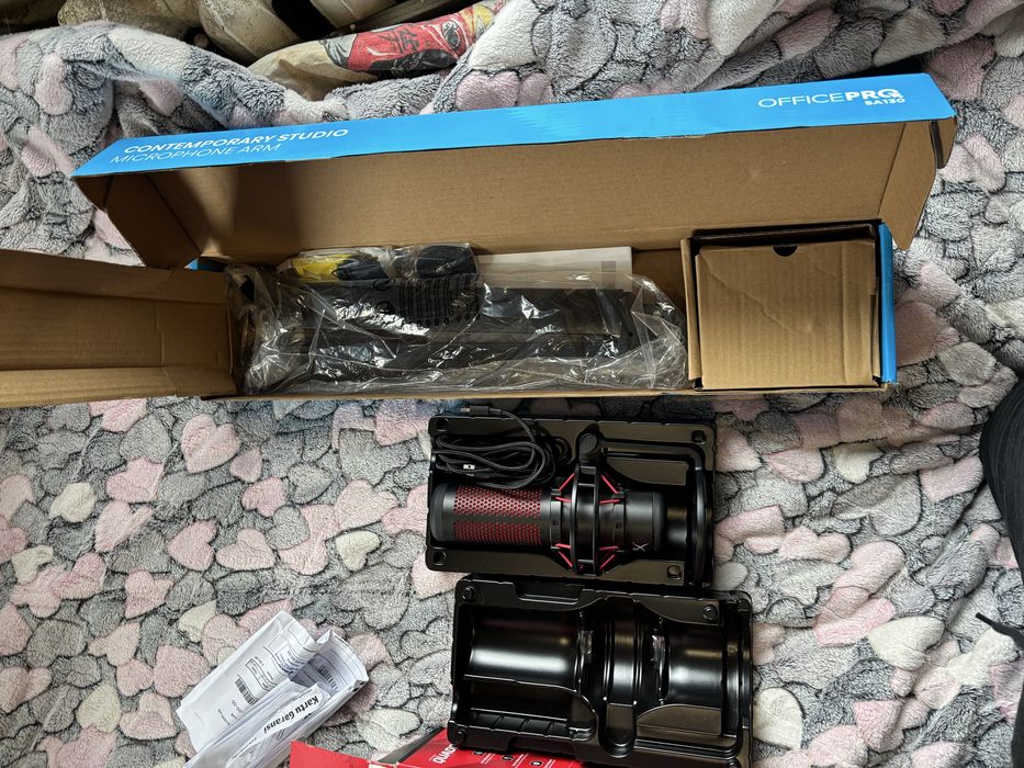 Мікрофон HYPER QUADCAST та Пантограф OfficePRO SA130 (комплектом)