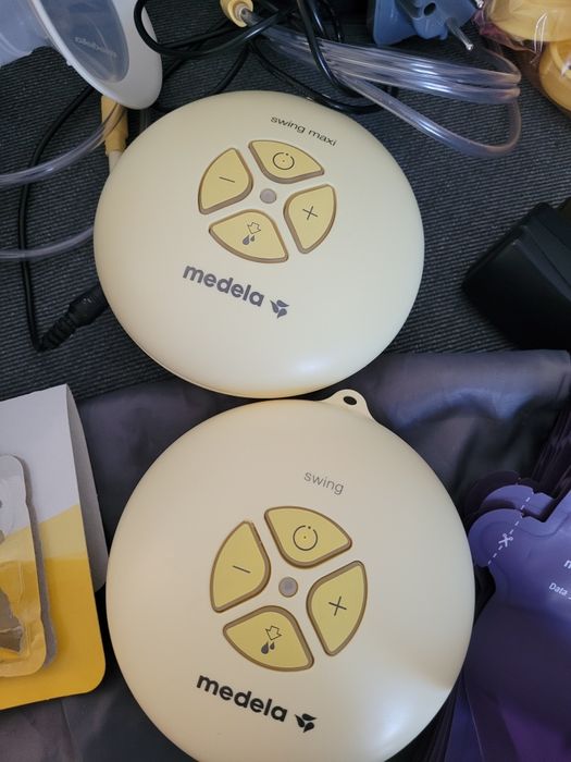 Duży zestaw Medela Swing 2× laktator