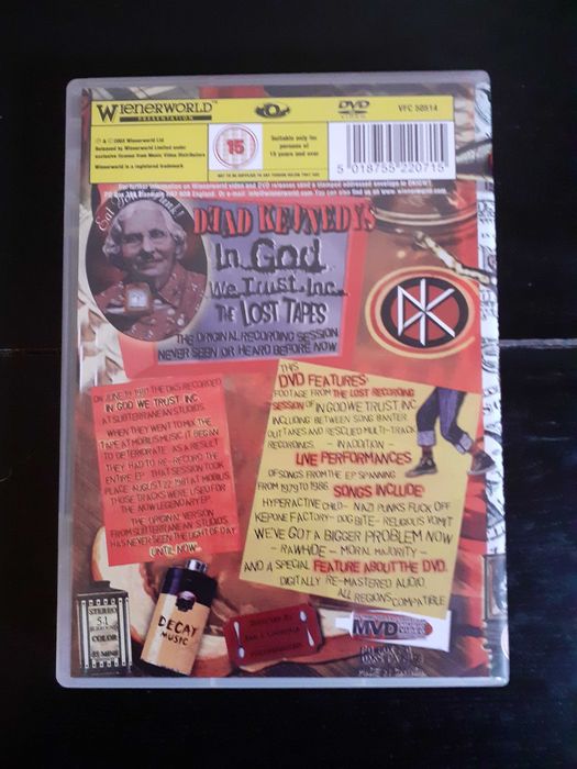 Dvd Dead Kennedys - in god we trust, the lost tapes