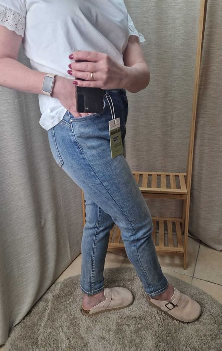 NOWE jeansy M.Sara wysoki stan rozm L/XL XL / 42 / 14