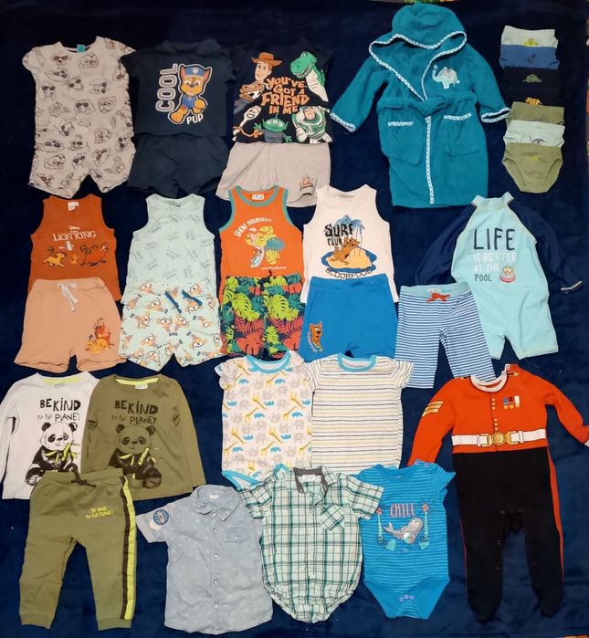 Ubrania dla chłopczyka r.92