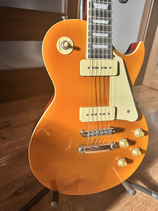 Harley Benton SC 450 Gold  P 90 Pokrowiec