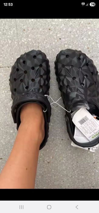 Hit Crocs Diament czarne chodaki klapki mule unisex 38/39/40/42/44