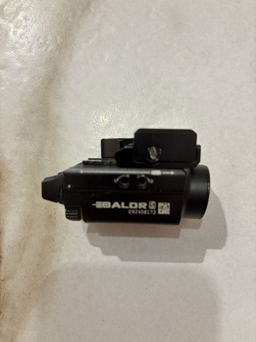 Фонарик для пістолета  з ЛЦУ Olight Baldr S Green Laser Black
