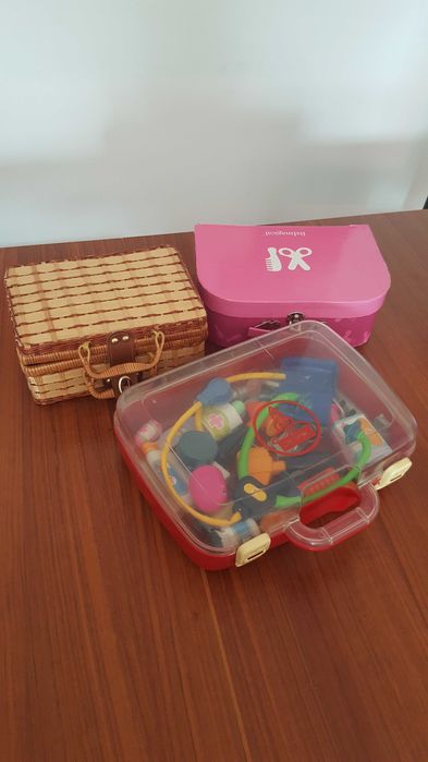 Maleta Cabeleireiro Médico e Piquenique