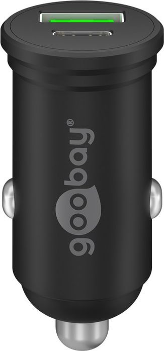 Goobay 61739 Podwójna ładowarka samochodowa USB-C PD, 45 W