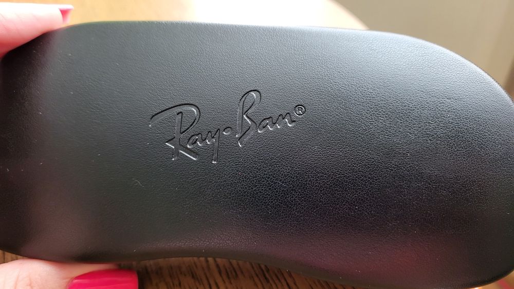 Okulary przeciwsłoneczne Rayban + etui męskie