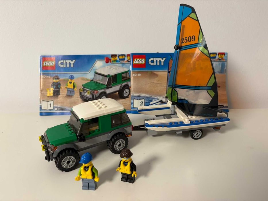LEGO 60149: City Harbor 4x4 with Catamaran