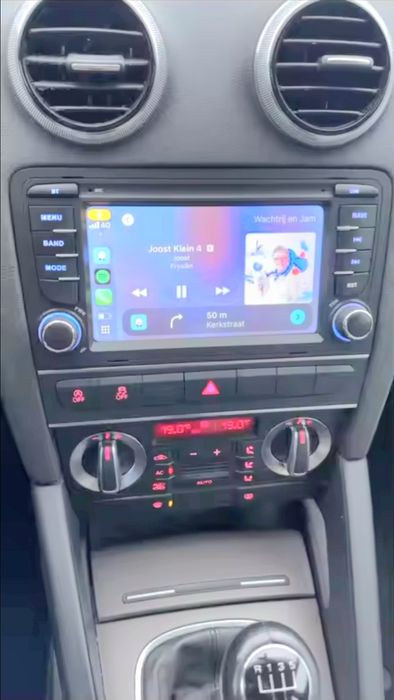 Rádio Audi A3 8P Android 13 com GPS (Novo)