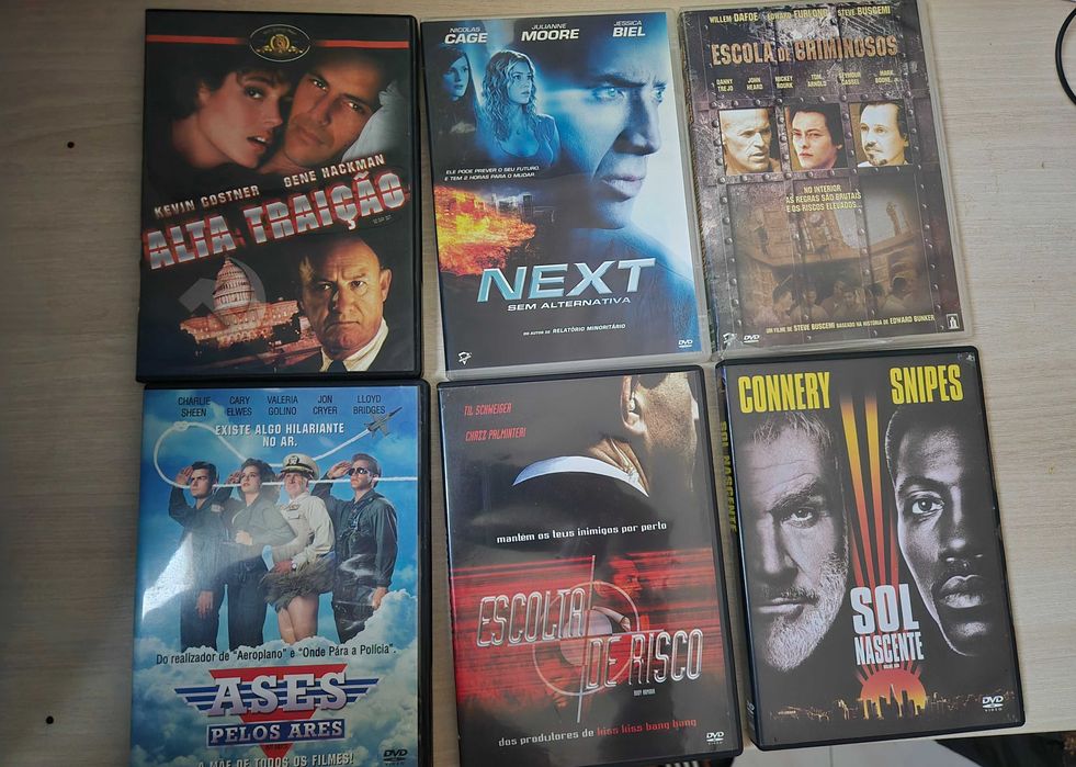 Lote de 75 dvds para colecao
