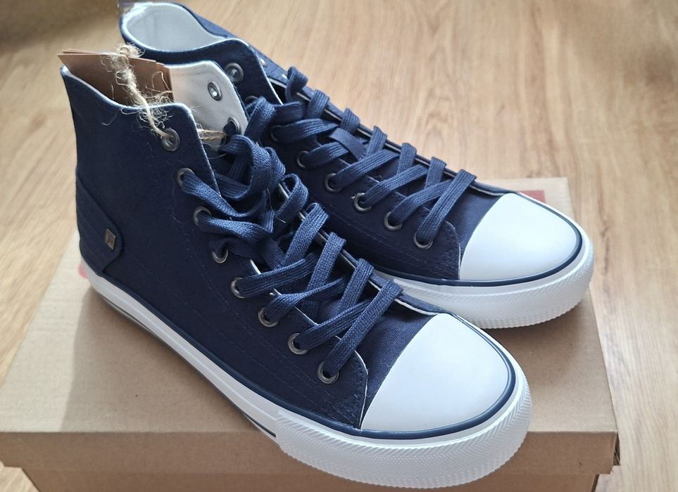 Wysokie granatowe trampki Big Star