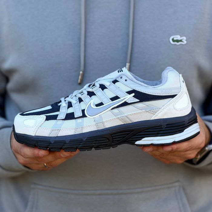 Кросівки Nike P-6000 White/Blue premium | Кроссовки Найк чоловічі жіночі