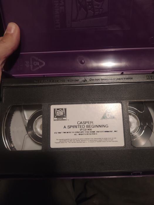 Casper filme vhs em inglês pal 2 a spirited beginning - portes grátis