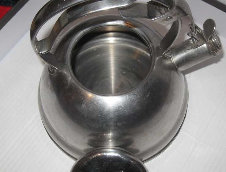 Індукційний чайник нержавійка зі свистком. 3л. BergHOFF