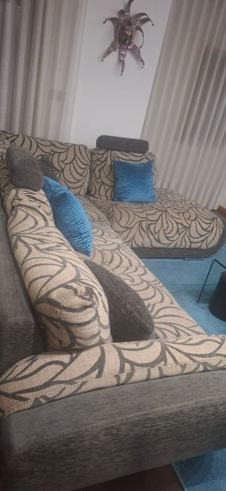 sofá com chaise longue