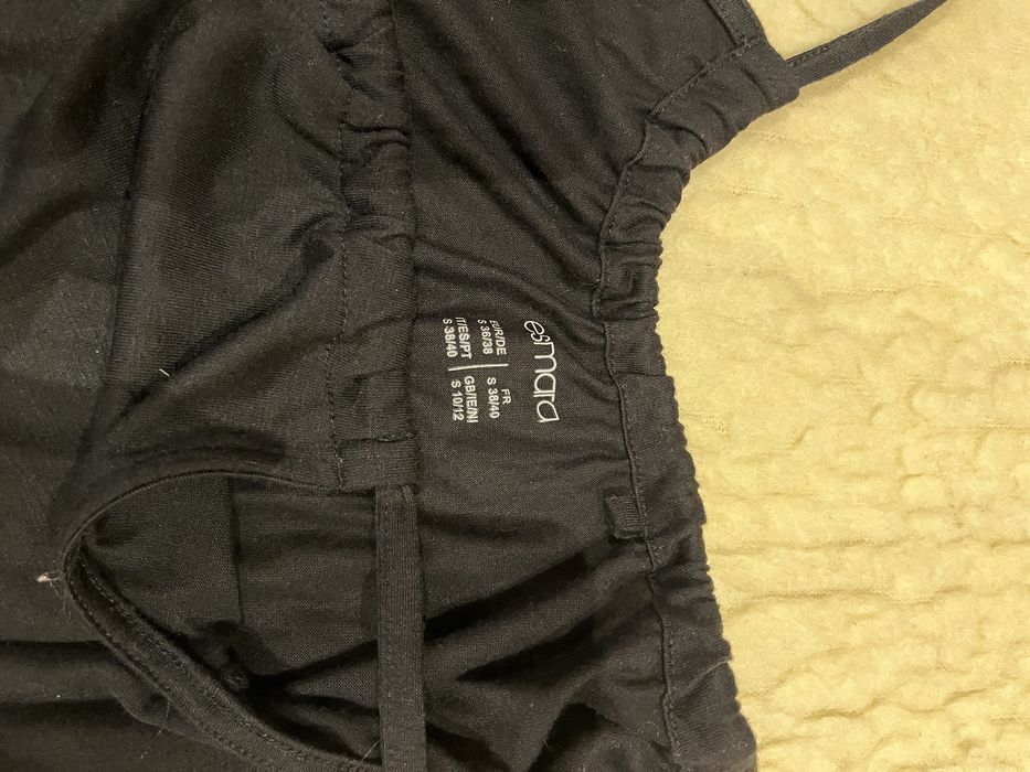 Czarna letnia sukienka maxi