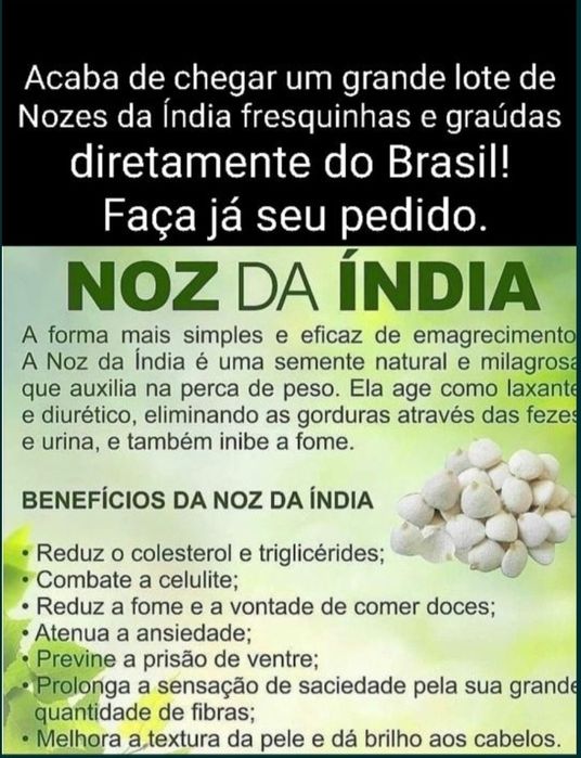 16 Nozes da India 20€