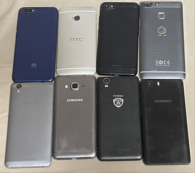 Лот телефонов Realme, Samsung, Huawei