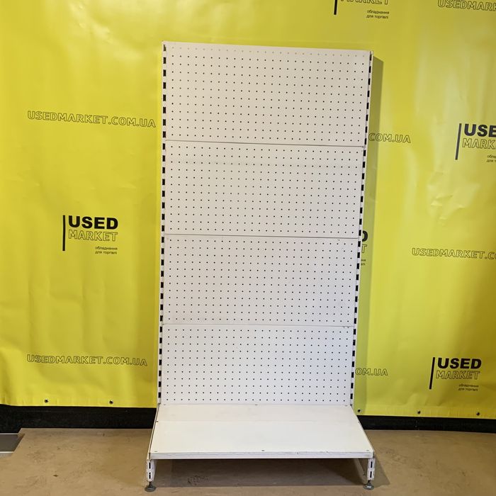 Пристенные торговые бу стеллажи с металическими полками для магазина