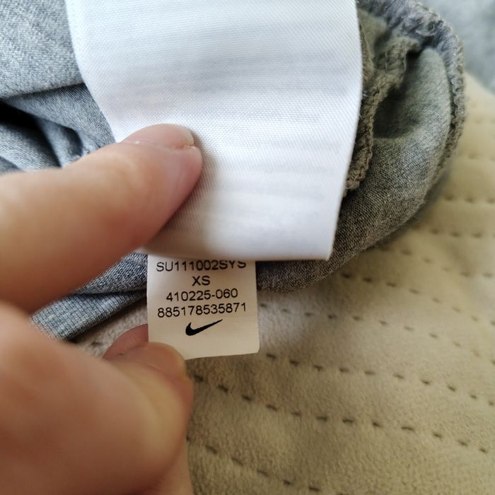 Damska szara bluza Basic w stylu Vintage, Nike ,, The Athletic Dept"