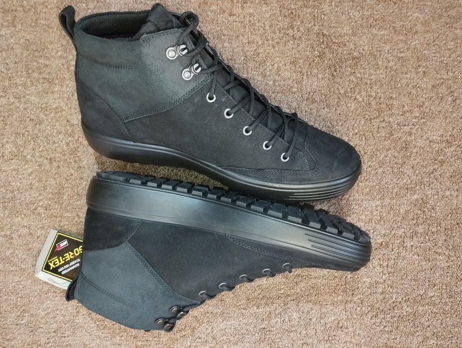 41,46. Gore-tex. Хайтопи ECCO Soft 7 Tred 450114(51052)