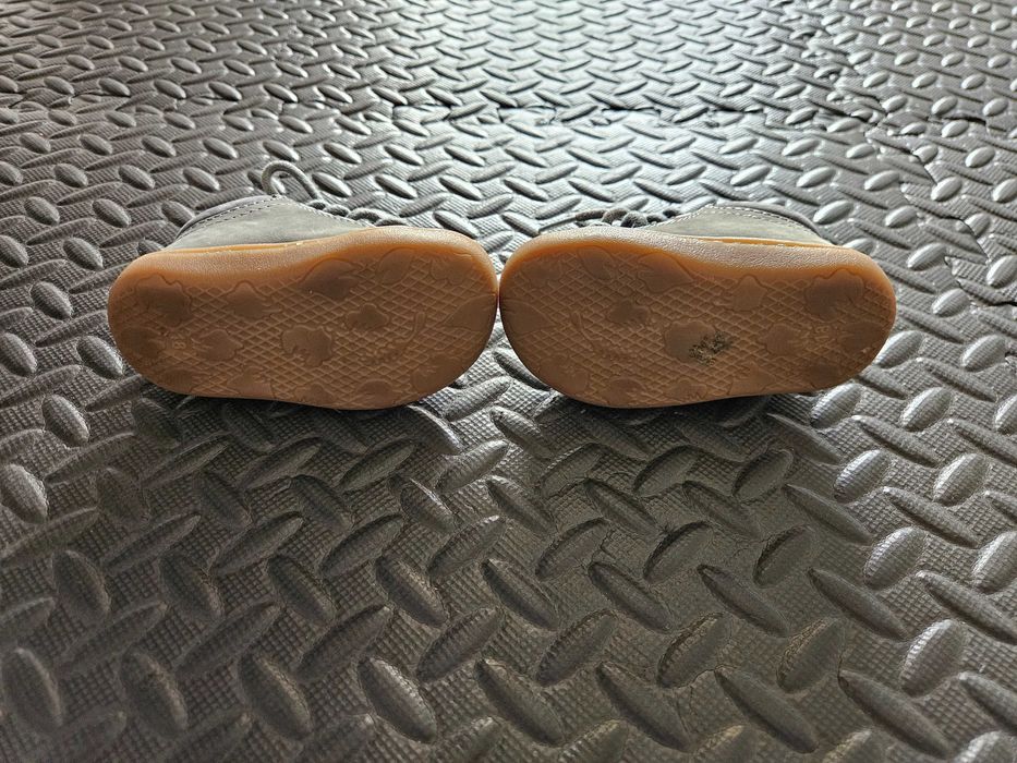 Botas em pele para bebé, tamanho 18, Vertbaudet