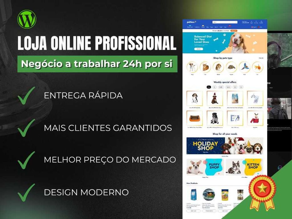 Loja online Profissional - Venda todos os dias