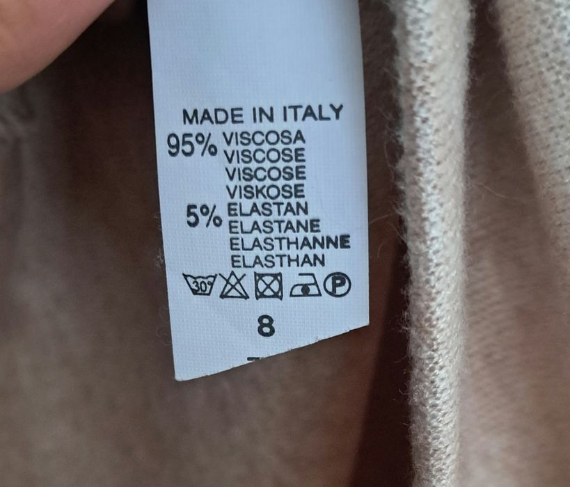 Beżowy sweter ,milusi,nowy,Made In Italy,r.44/46