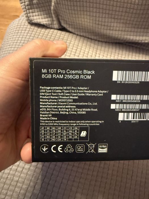 Xiaomi MI 10T Pro Cosmic Black