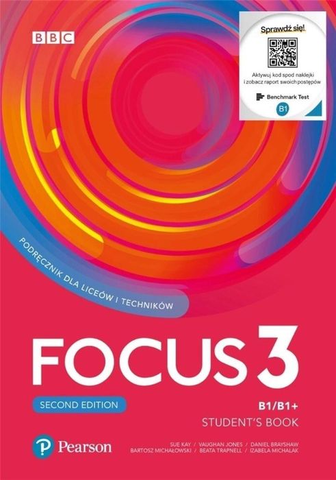 Focus 3/2ed. SB B1/B1+ kod + Benchmark Longman Pearson Rok wydania: