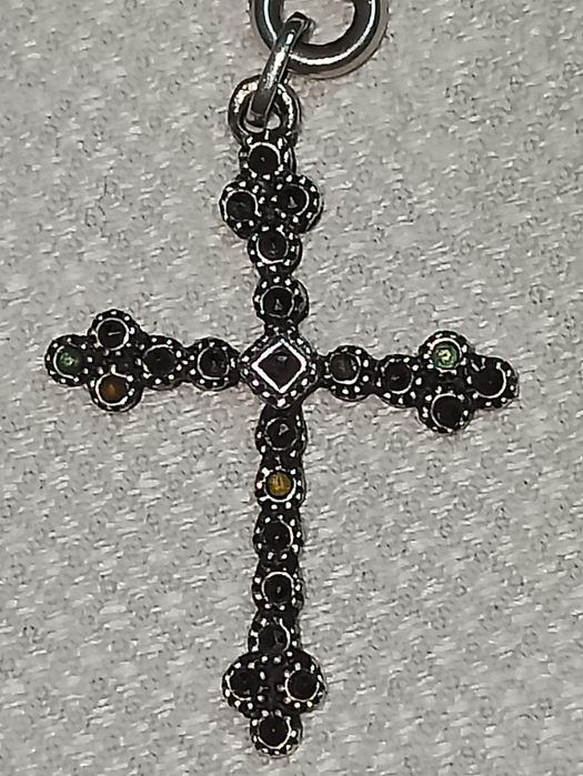 Colar em prata "Cruz com marcassites da Coleção joias de Marcassit