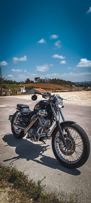 Virago xv 535 personalizada + material de origem