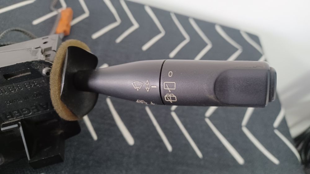 Comutador de piscas e limpa vidros com fita de airbag para Peugeot 206