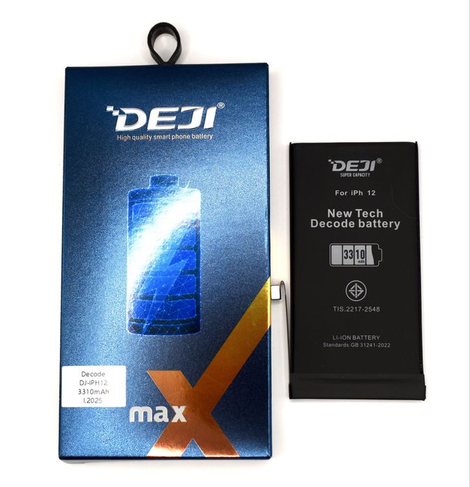 Акумулятор для iPhone 12 / iPhone 12 Pro Deji Оригінал б/у запчастина без помилки в налаштуваннях, 100% ємність 0 циклів