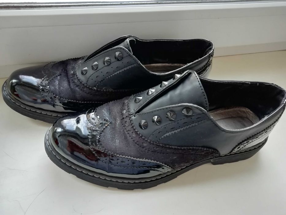 Туфли. броги . 26 см по стельке.