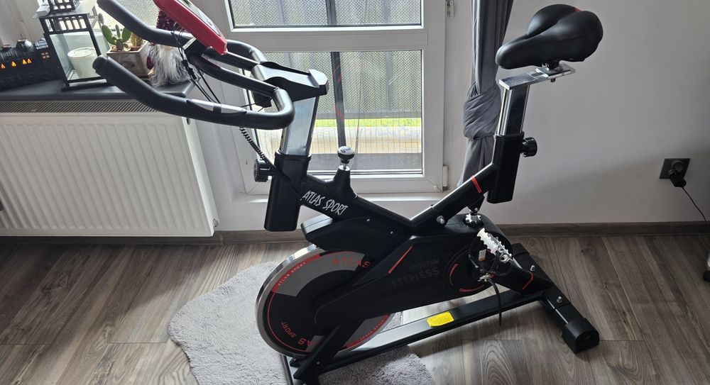 Rower Stacjonarny Treningowy Spiningowy Atlas Sport